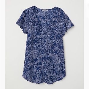 ✨H&M✨ Floral Blouse Size 4